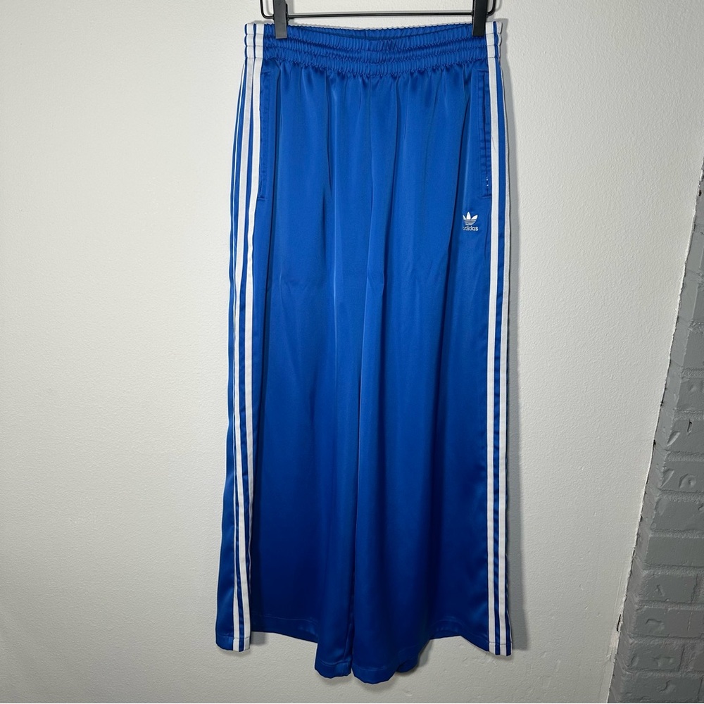 Adidas Blue Wide Leg Sweatpants